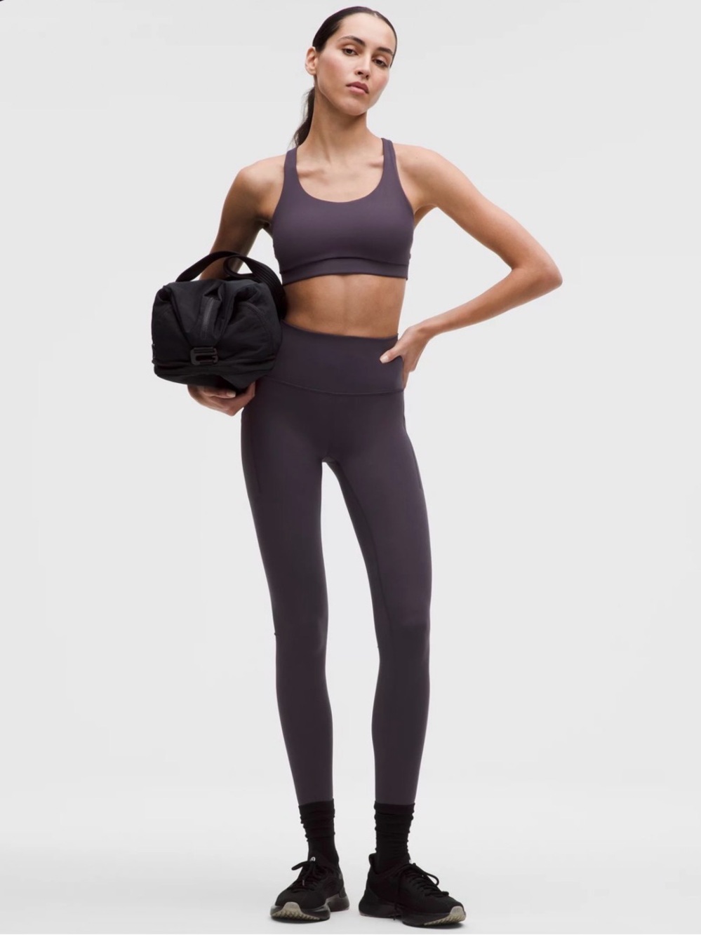 LULULEMON Fast and Free High-Rise Running Tight 28" Atmospheric Purple Size 4